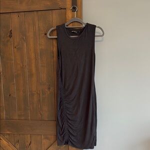Athleta Dark Gray Cotton Dress | Size S